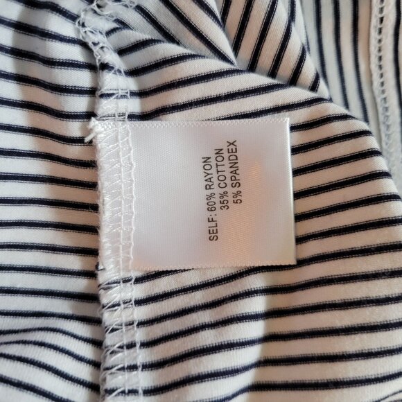 Rose + Olive Womens Striped Embellished Sleeveless Top Rayon Blend Size L NWT - Picture 5 of 7